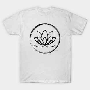 Enso Lotus Yoga T-Shirt